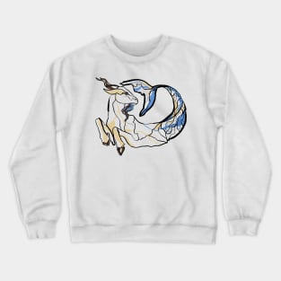 Single Line - Capricorn Crewneck Sweatshirt